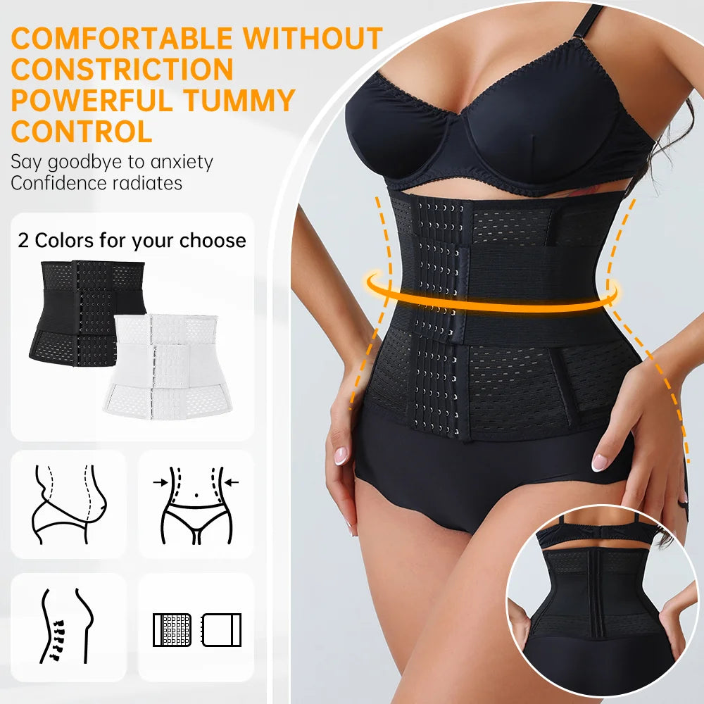Corset Waist Trainer – Double Belt Cincher