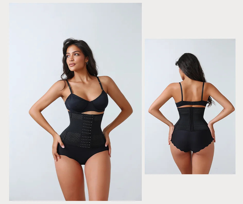 Corset Waist Trainer – Double Belt Cincher