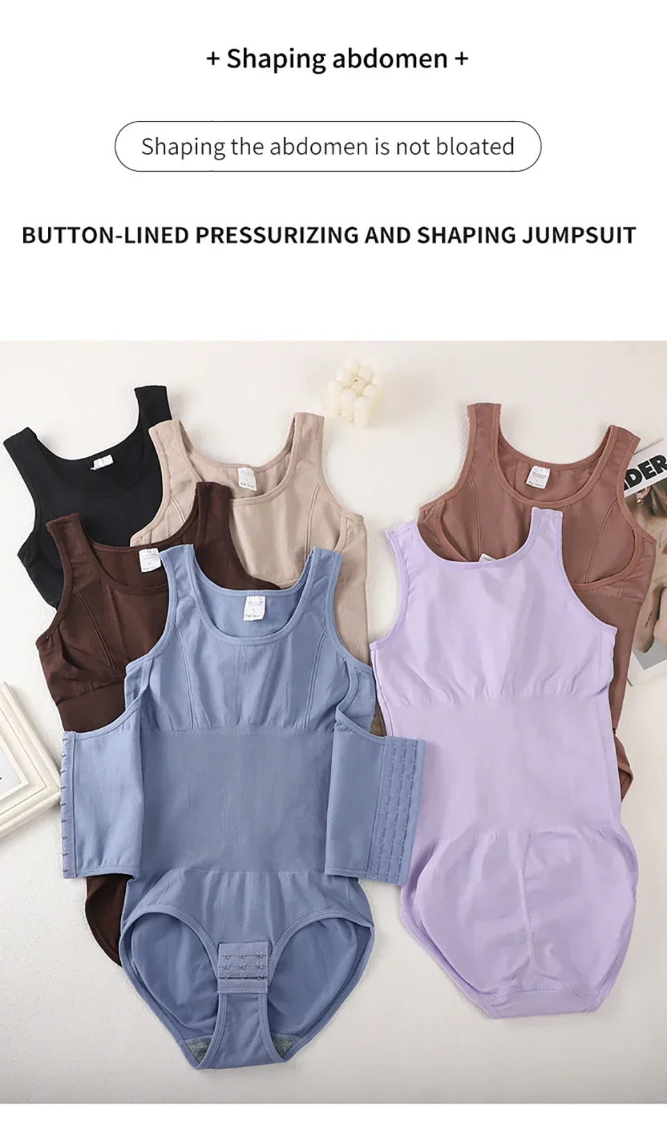 Corset Waist Zip-Up Bodysuit