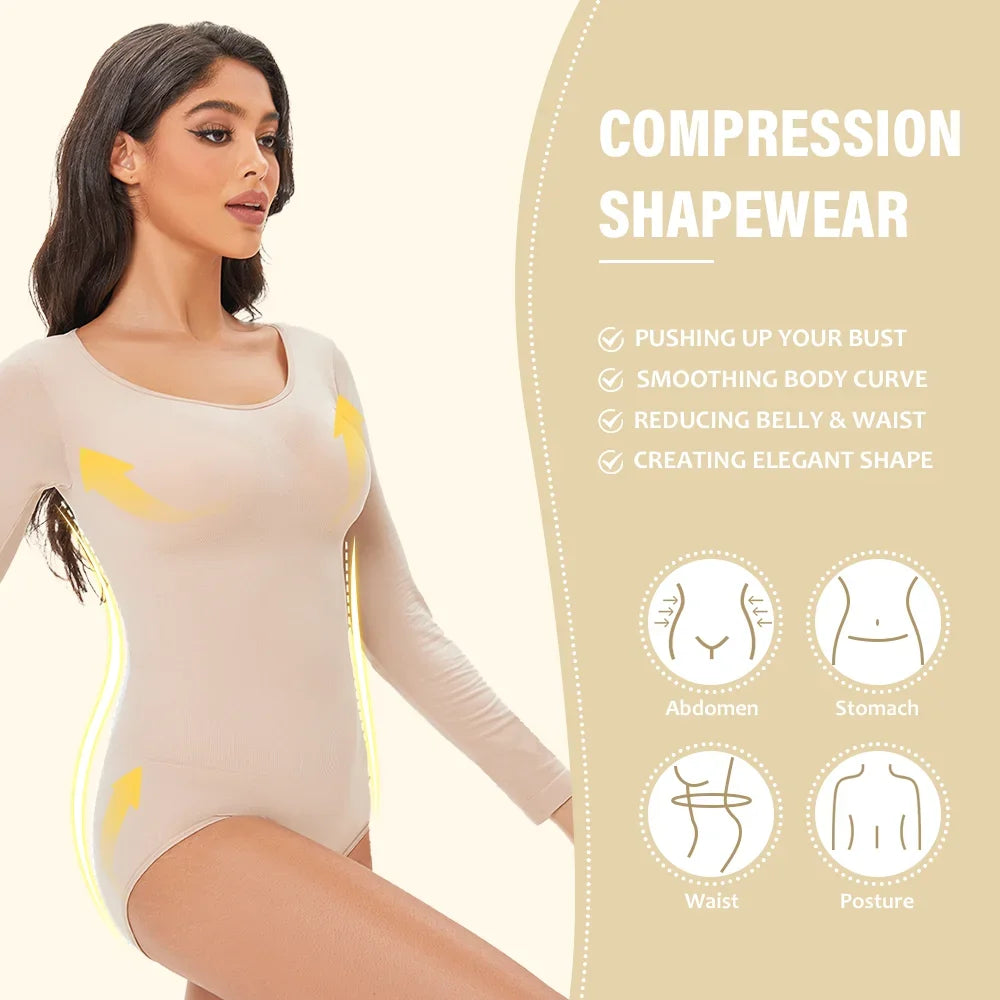 Long-Sleeve Full Coverage Shaper