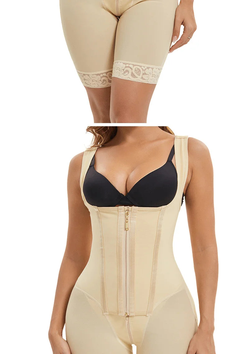 Colombian Faja – Zip Front Full Body Shaper