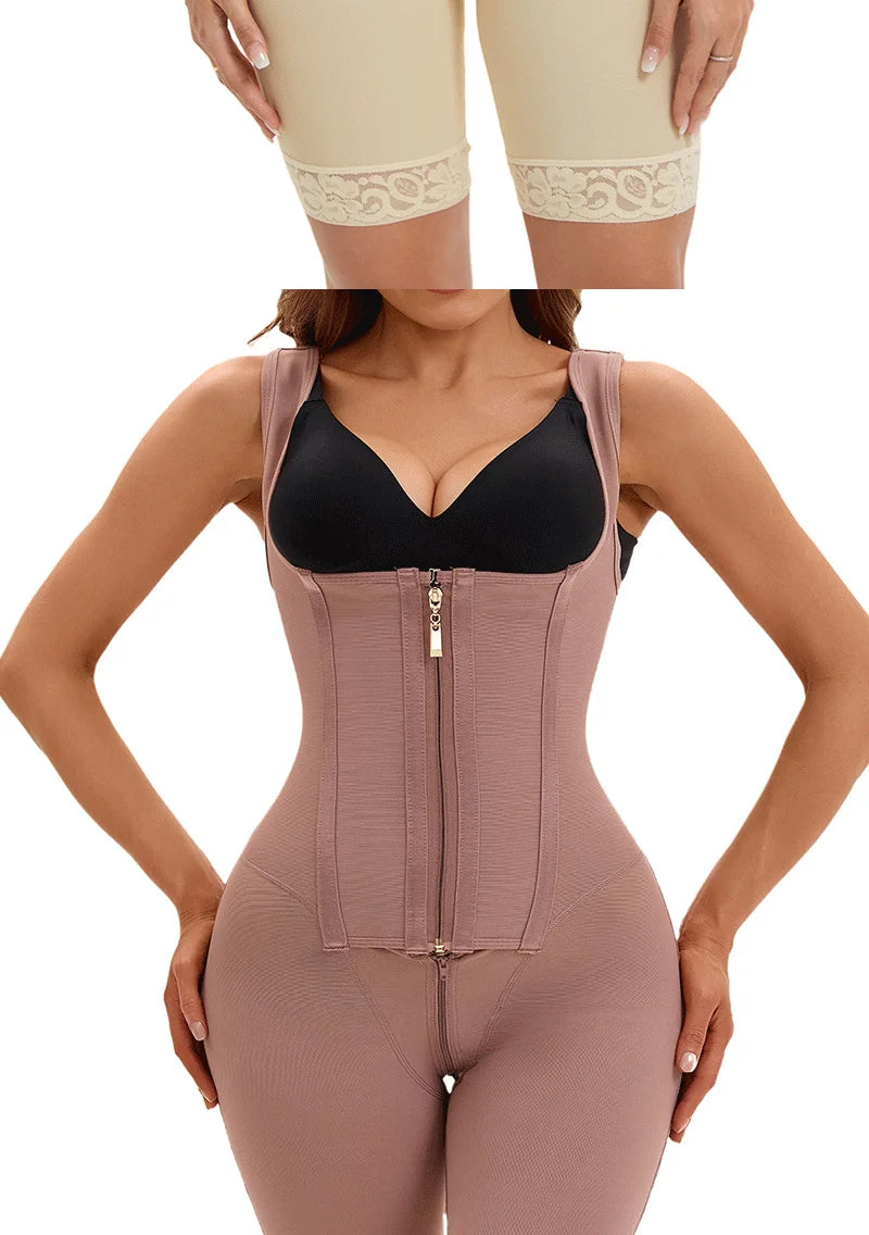 Colombian Faja – Zip Front Full Body Shaper