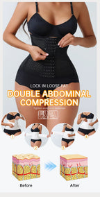 Corset Waist Trainer – Double Belt Cincher
