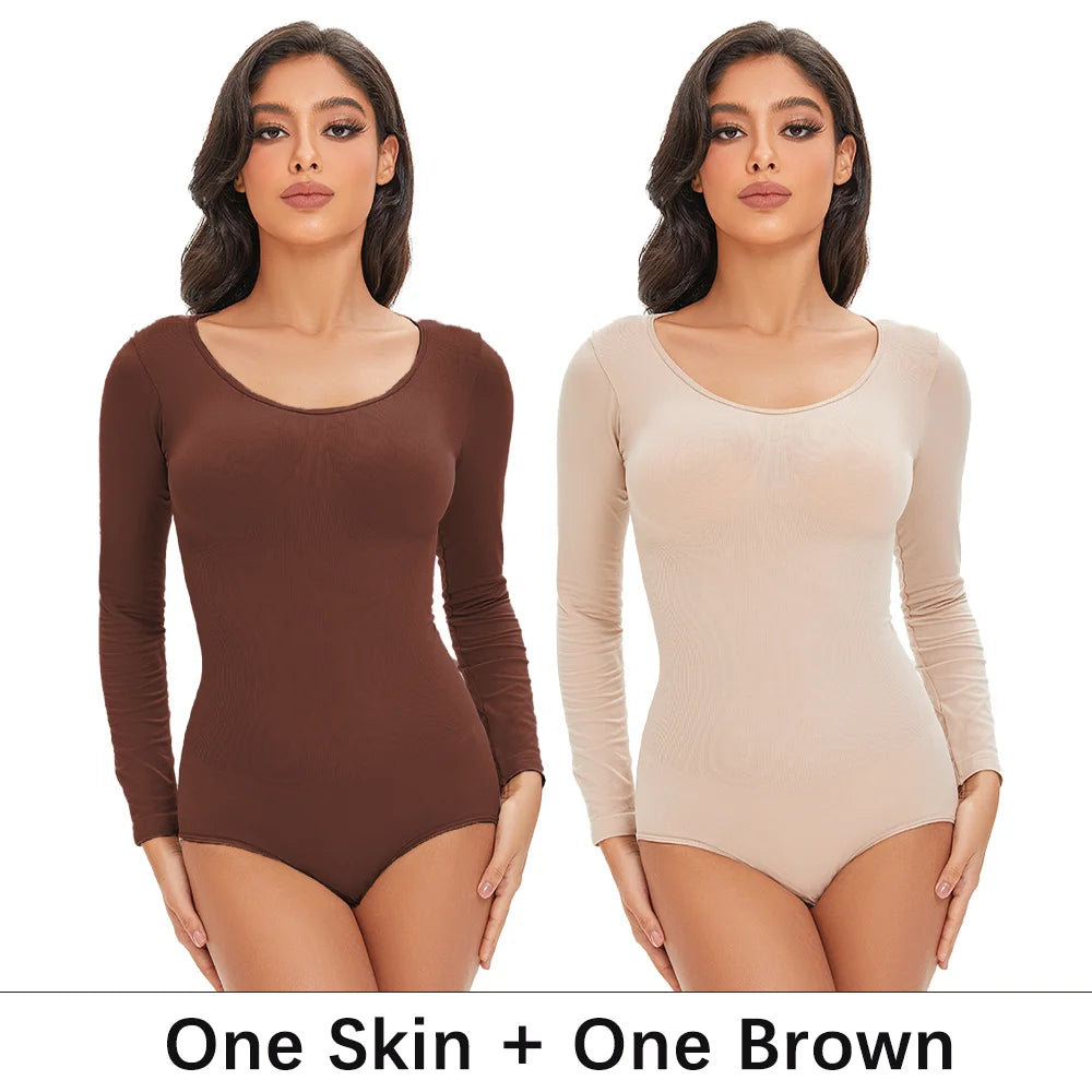 Long-Sleeve Full Coverage Shaper