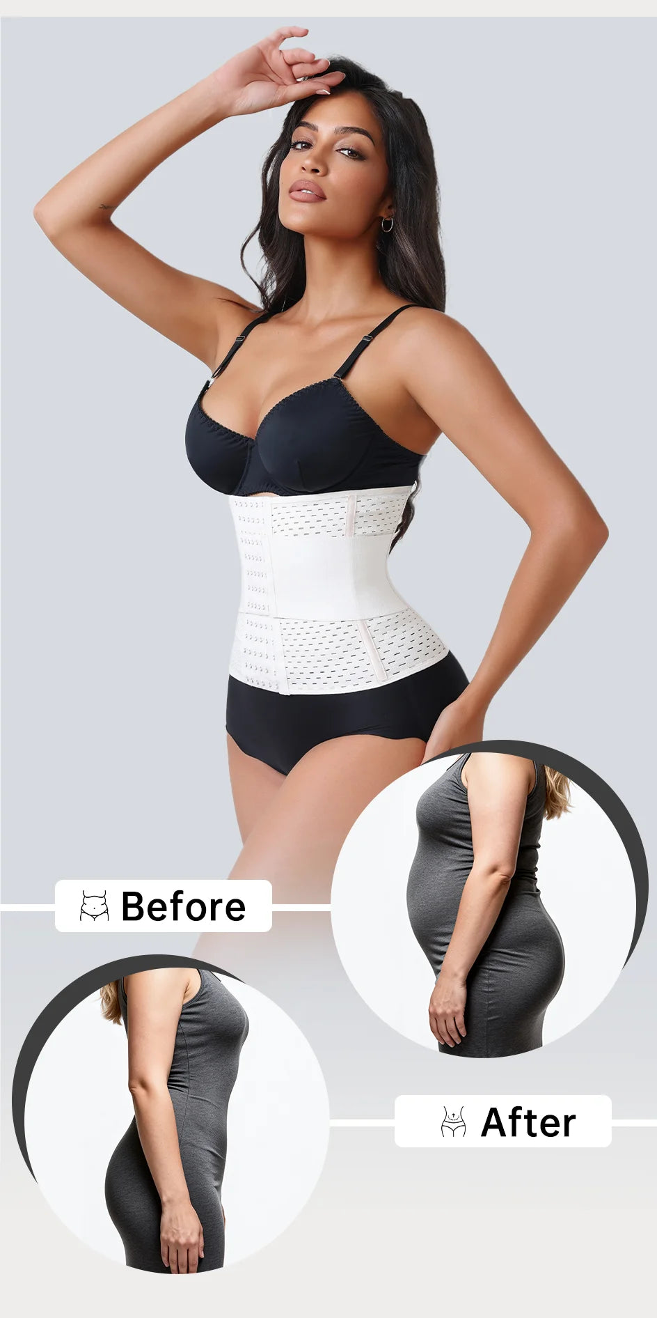 Corset Waist Trainer – Double Belt Cincher