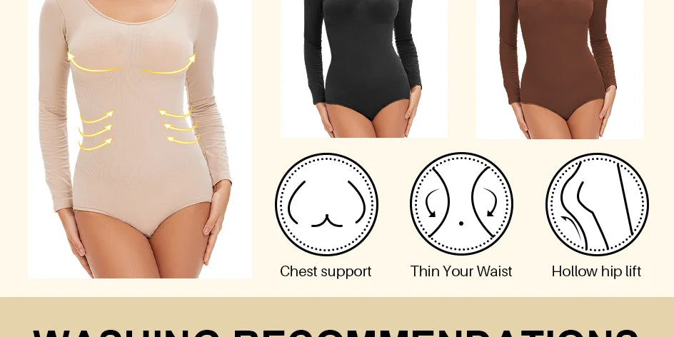 Long-Sleeve Full Coverage Shaper