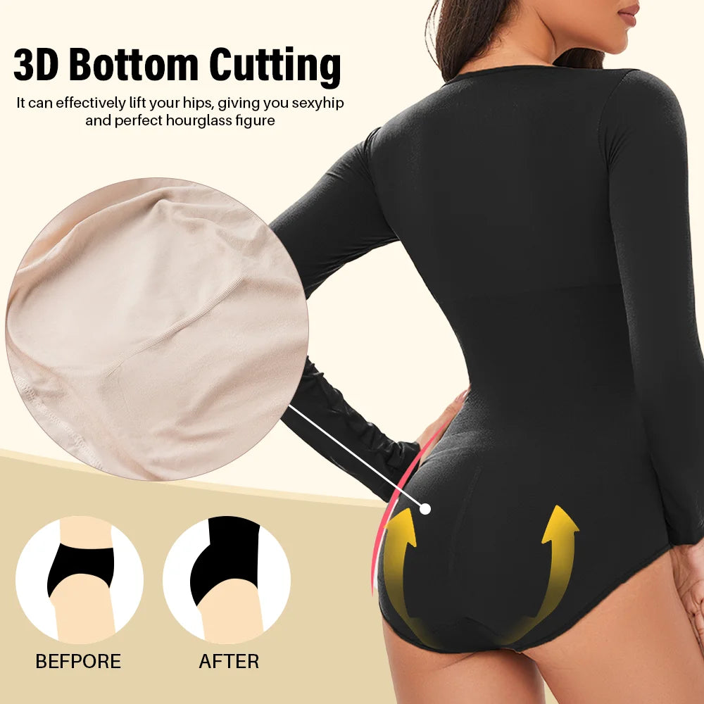 Long-Sleeve Full Coverage Shaper