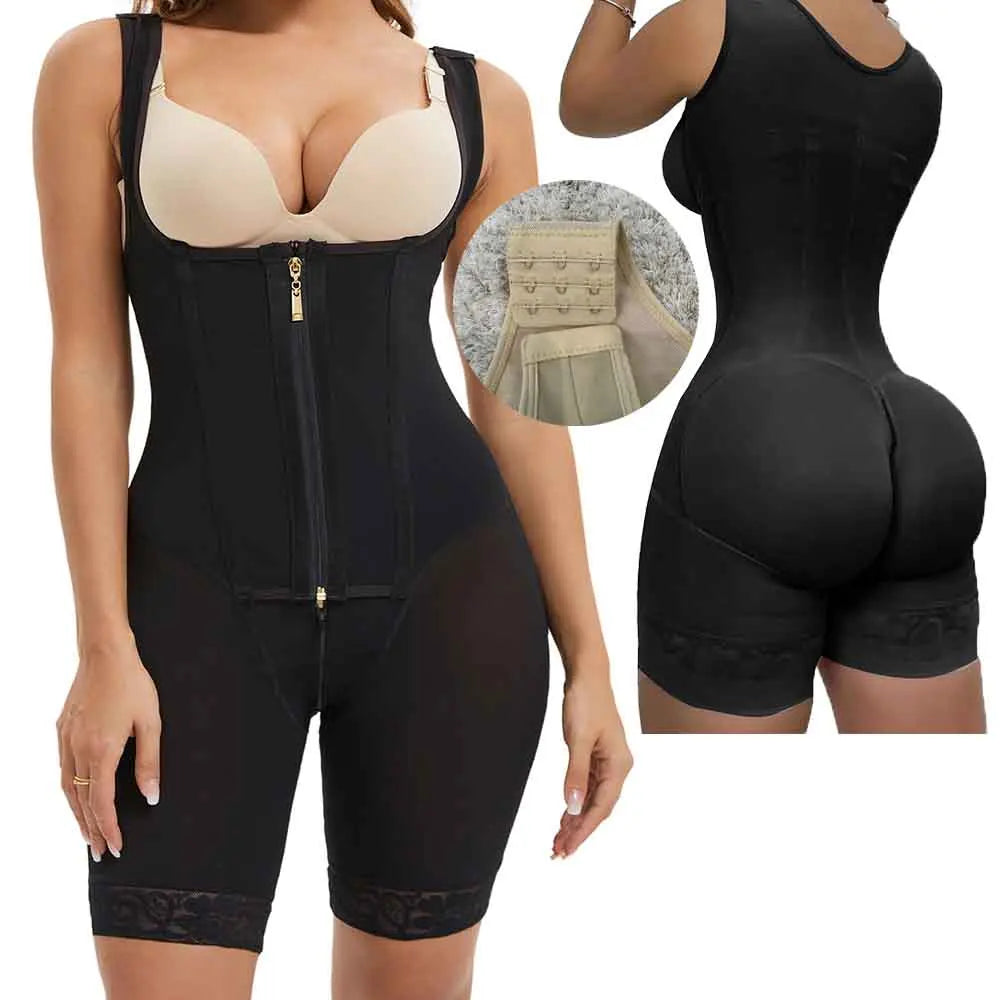 Colombian Faja – Zip Front Full Body Shaper