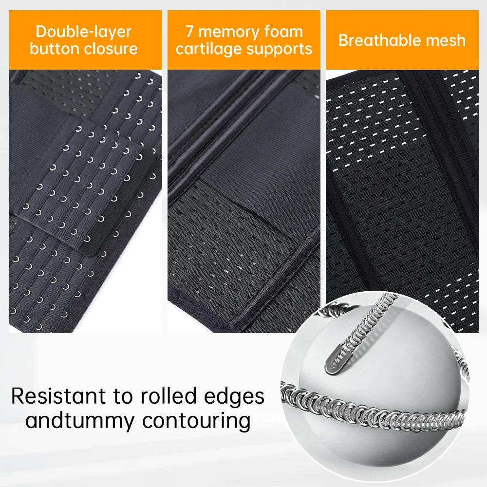 Corset Waist Trainer – Double Belt Cincher
