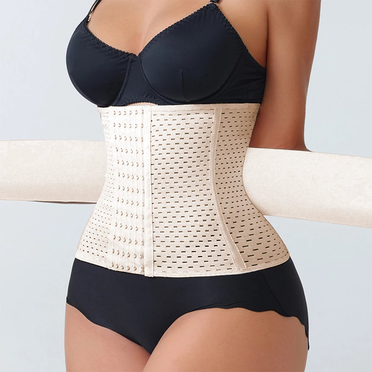 Corset Waist Trainer – Double Belt Cincher